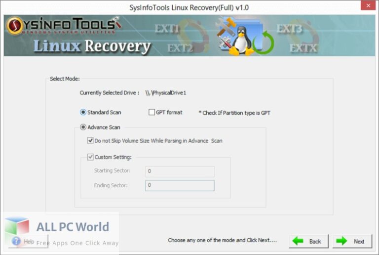 SysInfoTools Linux Data Recovery 22 Free Setup Download