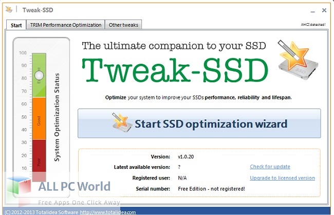 Tweak SSD 2 Free Download