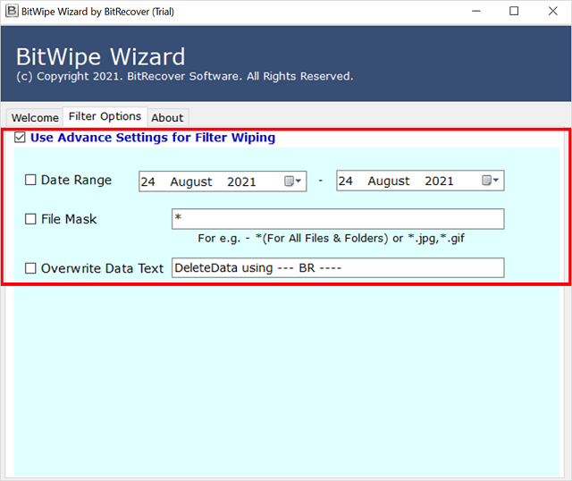 BitRecover BitWipe Wizard 6 Free Download