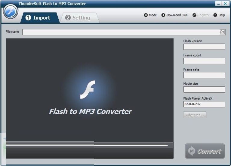 ThunderSoft Flash to MP3 Converter 4 Free Download