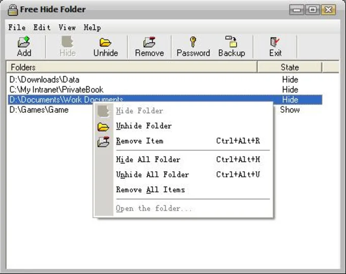 Hide Folder Ext 2 Free Download