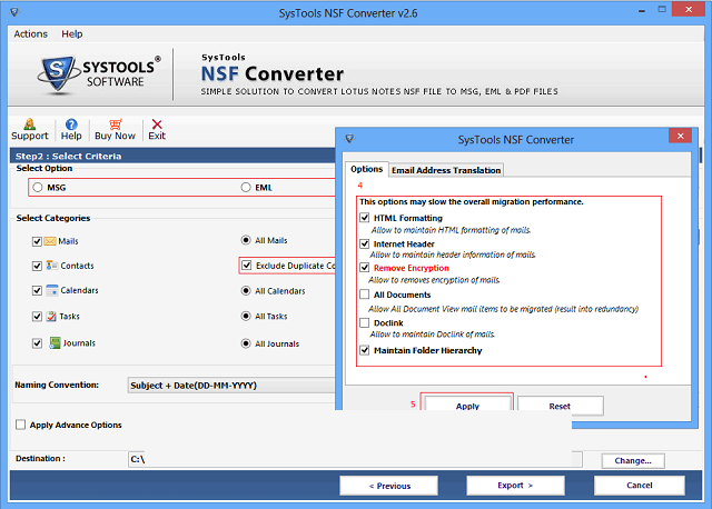 SysTools NSF Converter 5 Free Download