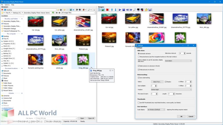 3delite Secondary Display Photo Viewer 1.0.82.269 free