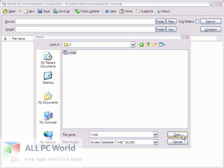 Batch Access Database Compactor 2023.15.810.2471 free Download