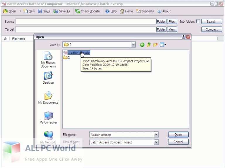 Batch Access Database Compactor 2023.15.810.2471 free