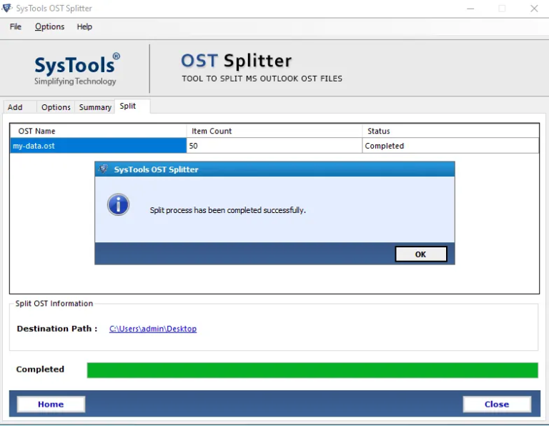 SysTools OST Splitter 5.2 free download