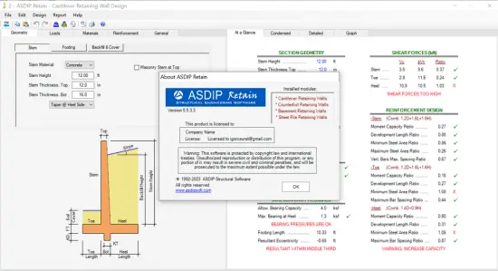 ASDIP Retain 5.5.3.3 Free Download