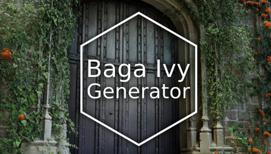 Blender 2.8+ Baga Ivy Generator v2.0.1 2023 Free Download