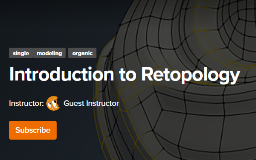 CGCookie – Introduction to Retopology Course Free Download