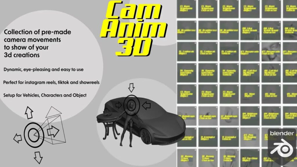Cam Anim 3D for Blender Free Download