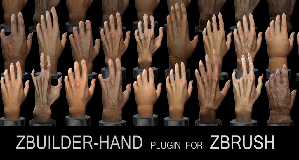 Human Zbuilder – Hand for Zbrush Free Download