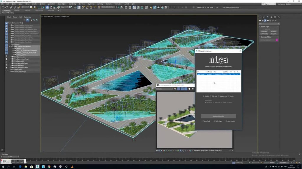 Mirza Link Manager v2.5.8 for 3ds Max 2016-2024 Free Download