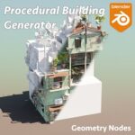 Procedural Building Generator v2 for Blender