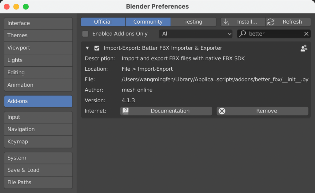 Better FBX Importer & Exporter 5.4.1 for Blender Freen