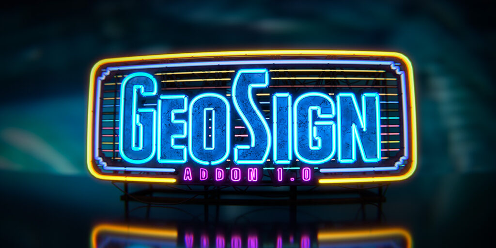 Geo Sign (Sign Generator Addon) For Blender