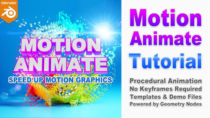 Speed Up Motion Graphics v0.6 For Blender Free Download