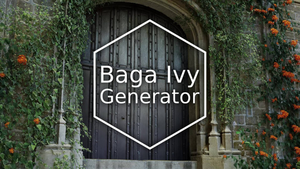 Baga Ivy Generator 2.0.2 for Blender Free Download