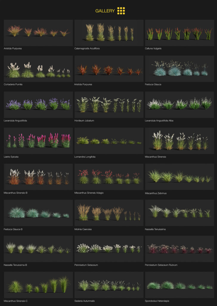 Grass Scapes for Blender Free Download